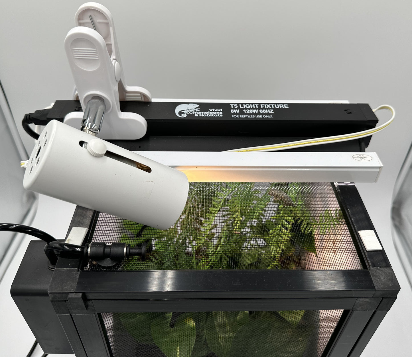 Size 10: 10"x10"x16" Chameleon Hatchling Deluxe(WIFI controlled, fully automated) Habitat kit