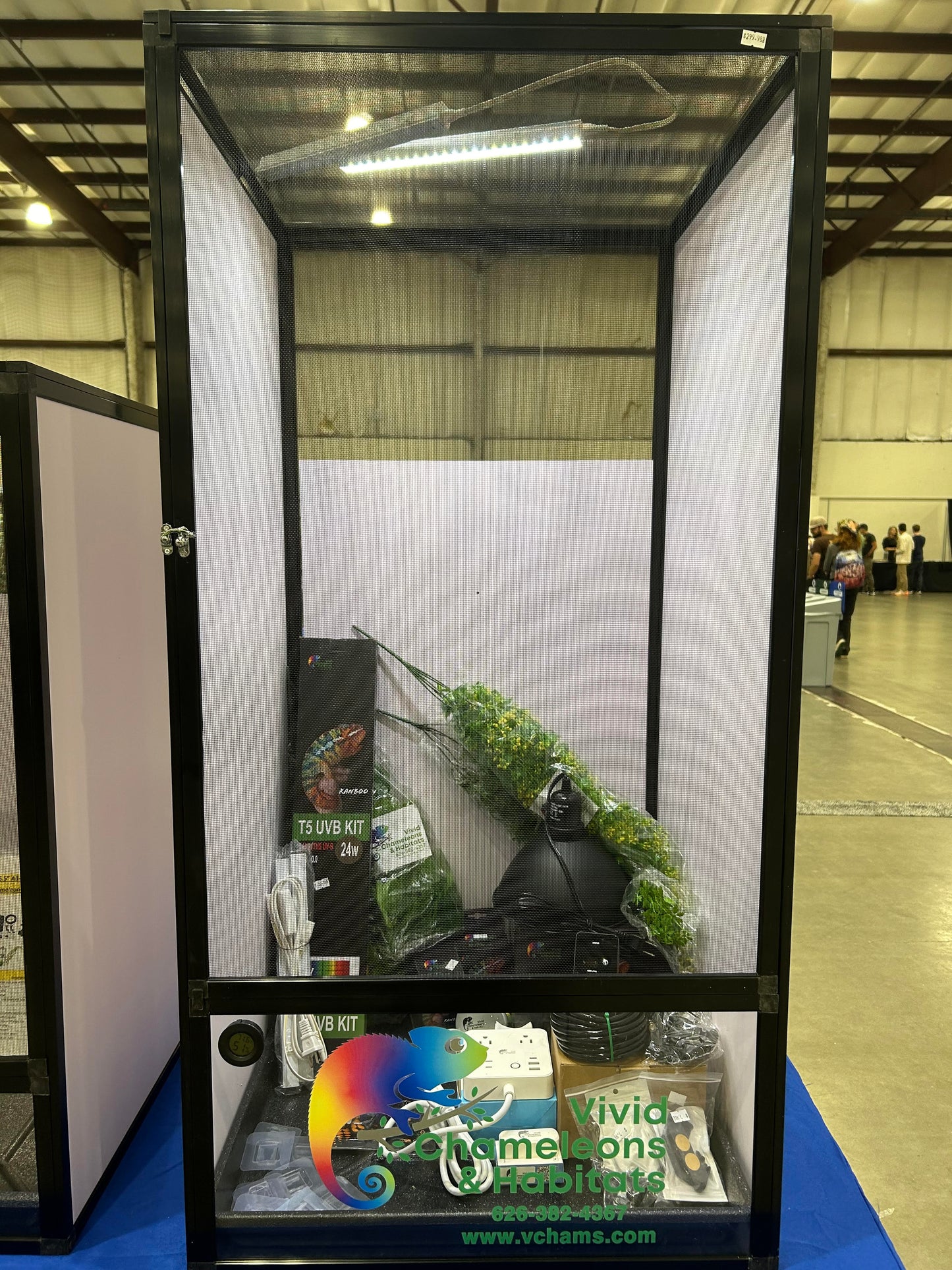 Size 24: 24"x24"x48" All-In-One Automated Habitat Kit - Silver